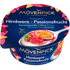 MÖVENPICK Feinjoghurt Himbeere-Passionsfrucht 14 % Fett 150 g 