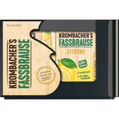 Krombacher Fassbrause Zitrone 0,33 l 