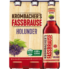 Krombacher Fassbrause Holunder 0,33 l 