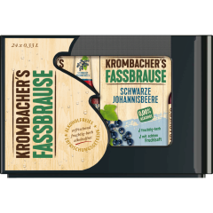 Krombacher Fassbrause Schwarze Johannisbeere 0,33 l 
