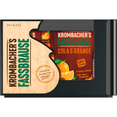 Krombacher Fassbrause Cola & Orange 0,33 l 
