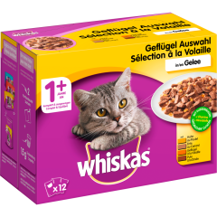 whiskas Geflügel Auswahl Gelee 12 x 100 g 