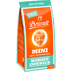 Brandt Mini Markenzwieback ohne Zuckerzusatz 95 g 