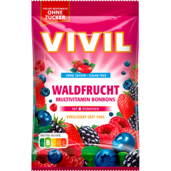 VIVIL Waldfrucht Multivitamin Bonbons ohne Zucker 132 g 