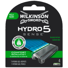 Wilkinson Hydro5 Sense Comfort Klingen 4 Stück 
