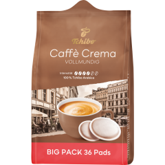 Tchibo Caffè Crema Vollmundig Pads 36 Pads 