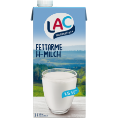 Schwarzwaldmilch LAC lactosefrei fettarme H-Milch 1,5% Fett 1 l 