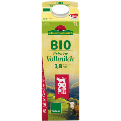 Schwarzwaldmilch Bio Frische Vollmilch 3,8 % Fett 1 l 