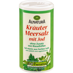 Alnatura Bio Kräuter Meersalz mit Jod 200 g 