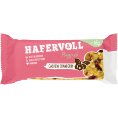 Hafervoll Flapjack Cashew-Cranberry 65 g 