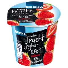 EDEKA Fruchtjoghurt 0,1% Fett Erdbeere 150 g 