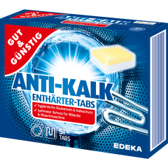 GUT&GÜNSTIG Anti Kalk Enthärter-Tabs 51 Stück 