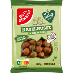 GUT&GÜNSTIG Haselnüsse in der Schale Klasse 	I 400 g 