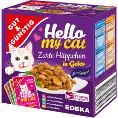 GUT&GÜNSTIG Zarte Häppchen in Gelee 8 x 100 g 