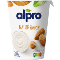 alpro Soja-Joghurtalternative Natur mit Mandeln 500 g 