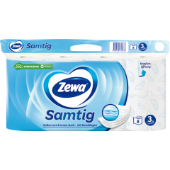 Zewa Samtig Toilettenpapier 8 x 140 Blatt 