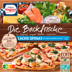 Original Wagner Die Backfrische Lachs Spinat 350 g 