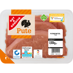 GUT&GÜNSTIG Putenschnitzel 500 g 