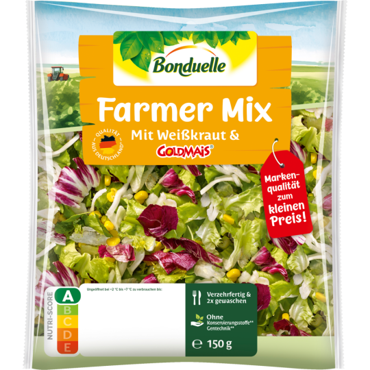 Bonduelle Frischer Farmer-Mix Salat 150 g 