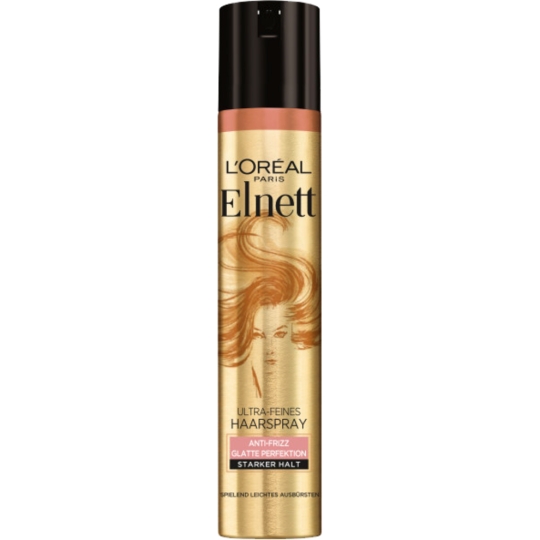 L'ORÉAL Elnett Ultra-Feines Haarspray Anti-Frizz Glatte Perfektion Starker Halt 300 ml 