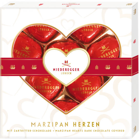 Niederegger Marzipan Herzen 10 Stück 10 Stück 