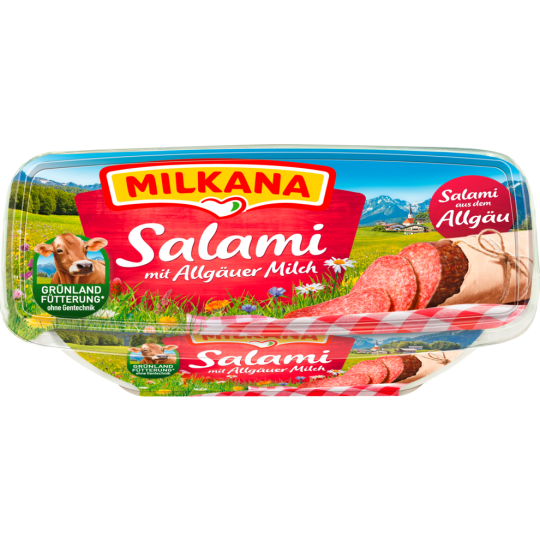 MILKANA Schmelzkäse Salami 50 % Fett i. Tr. 200 g 