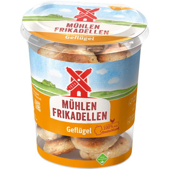 Rügenwalder Mühle Mühlen Frikadellen Geflügel 165 g 