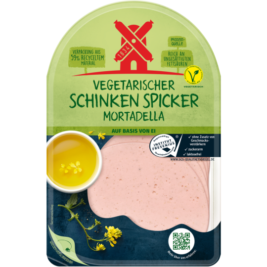 Rügenwalder Mühle Vegetarischer Schinken Spicker Mortadella 80 g 