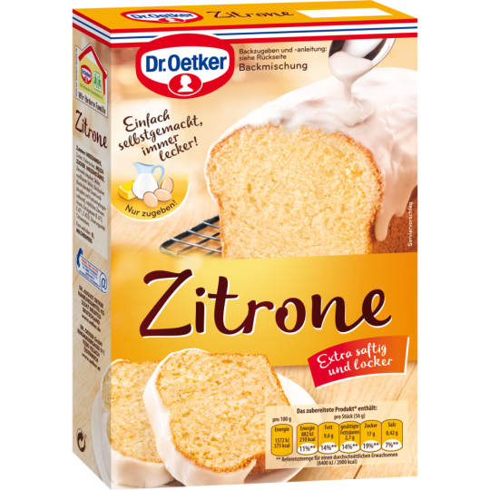 Dr.Oetker Zitronen Kuchen 485 g 