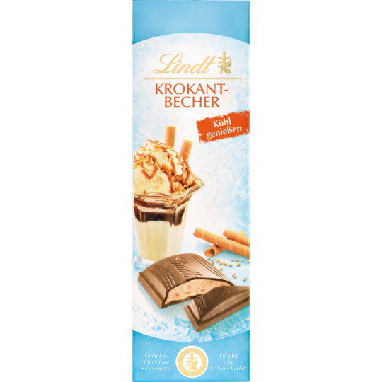 Lindt Krokant Becher Tafel 100 g 