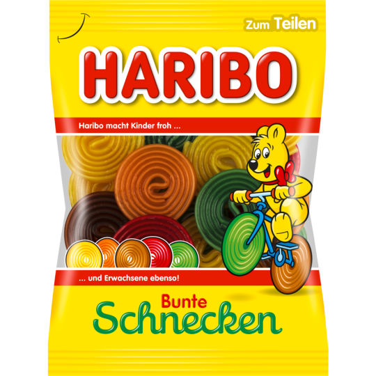 HARIBO Bunte Schnecken 175 g 