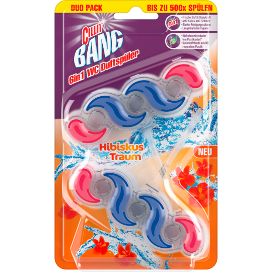 Cillit BANG 6 in 1 WC Duftspüler Hibiskus Traum 2 x 35 g 