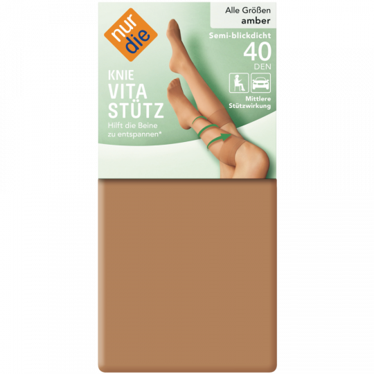 nur die Knie Vitastütz 40 den amber 