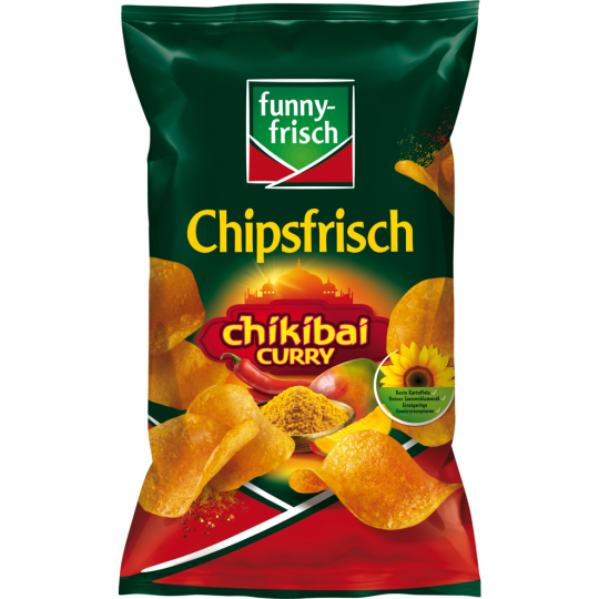 funny-frisch Chipsfrisch Chikibai Curry 175 g 