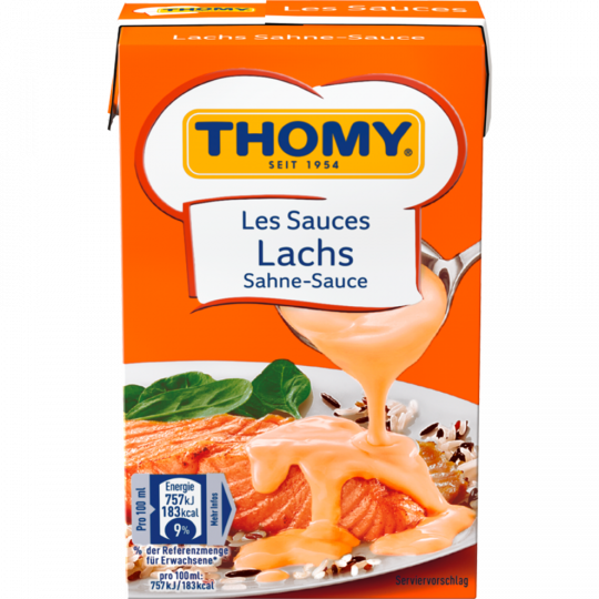 THOMY Les Sauces Sahne-Sauce für Lachs 250 ml 
