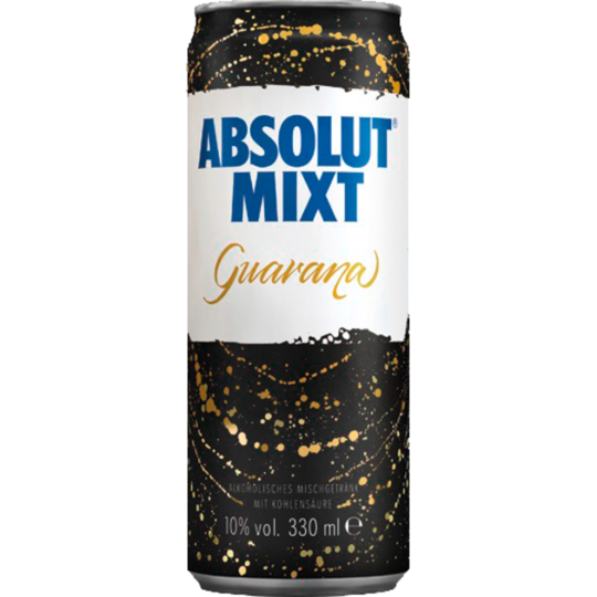 ABSOLUT Mixt Guarana 10 % vol. 0,33 l 
