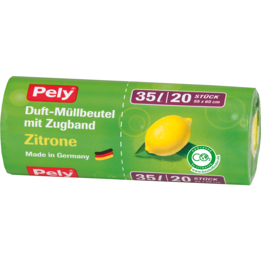 Pely Duft Müllbeutel mit Zugband 20 Stück 