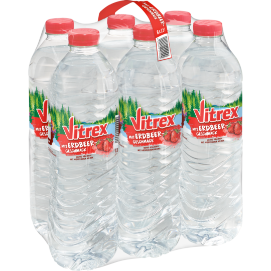 Vitrex Flavoured Water Erdbeere 1,5 l 