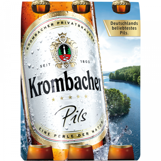 Krombacher Pils 6 x 0,33 l 