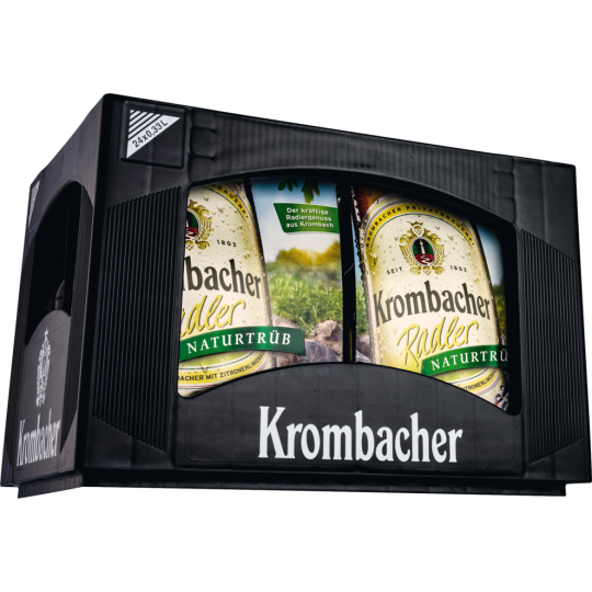 Krombacher Radler Naturtrüb 0,33 l 