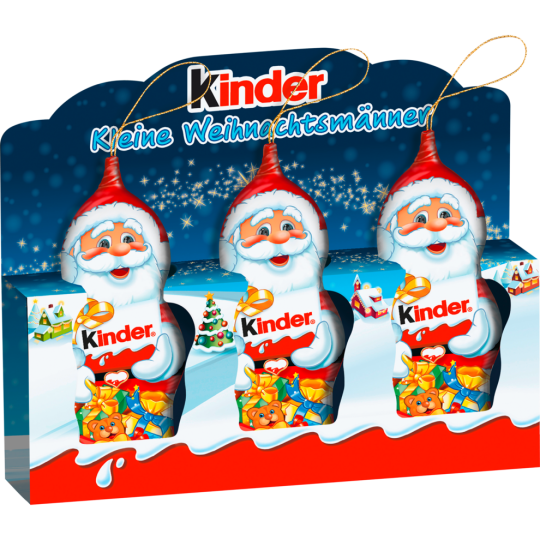 Ferrero Kinder Schokolade Weihnachtsmänner 3 x 15 g 