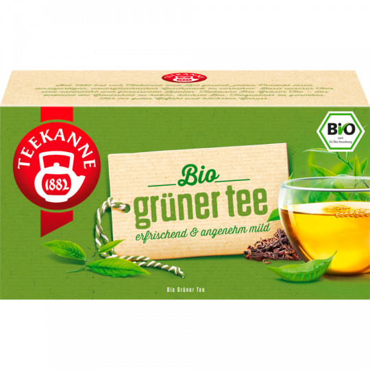 Teekanne Bio Grüner Tee 18 Teebeutel 
