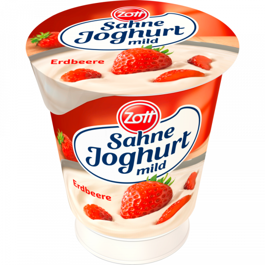 Zott Sahne-Joghurt mild Erdbeere 10 % Fett 150 g 