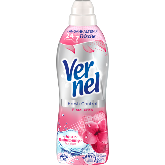 Vernel Fresh Control Floral Crisp Weichspüler 32 Waschladungen 