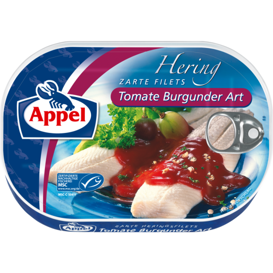 Appel MSC Heringsfilets Tomate Burgunder Art 200 g 