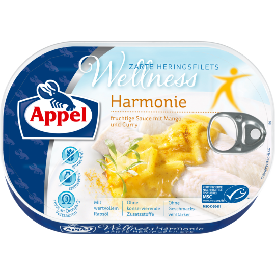 Appel MSC Heringsfilets Wellness Harmonie 200 g 