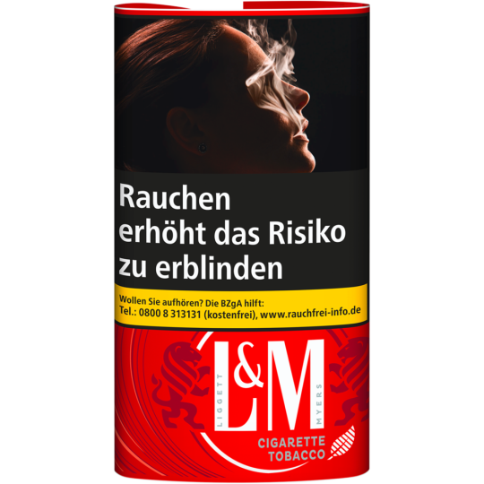 L&M Cigarette Tobacco Premium Red 30 g 