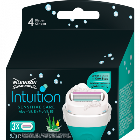 Wilkinson Intuition Sensitive Care Rasierklingen 3 Stück 