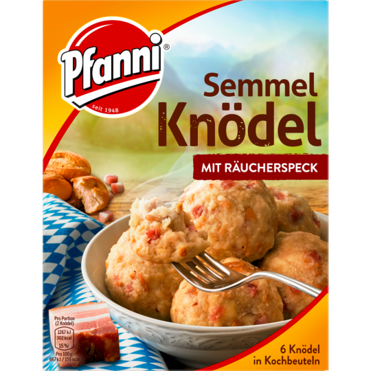Pfanni Semmel Knödel mit Räucherspeck 200 g 