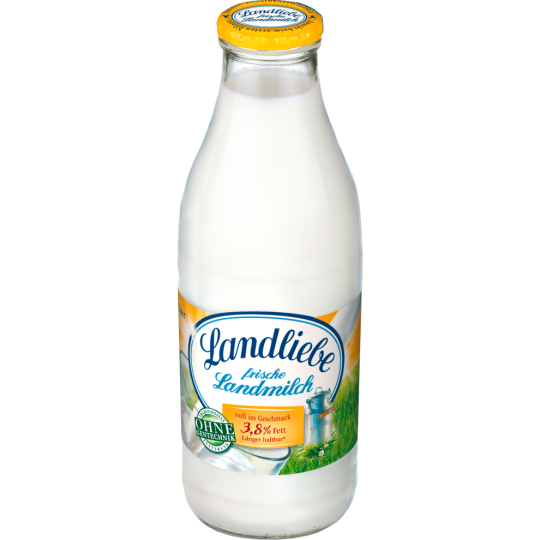 Landliebe frische Landmilch länger haltbar 3,8 % Fett 1 l 